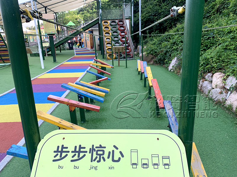 【案例分享】一套坐落在青岛的无动力乐园安装完毕